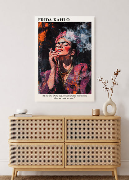 Cuadro Decorativo Sin Marco - MDF 9mm Edición Especial Frida Kahlo IX - foto 2