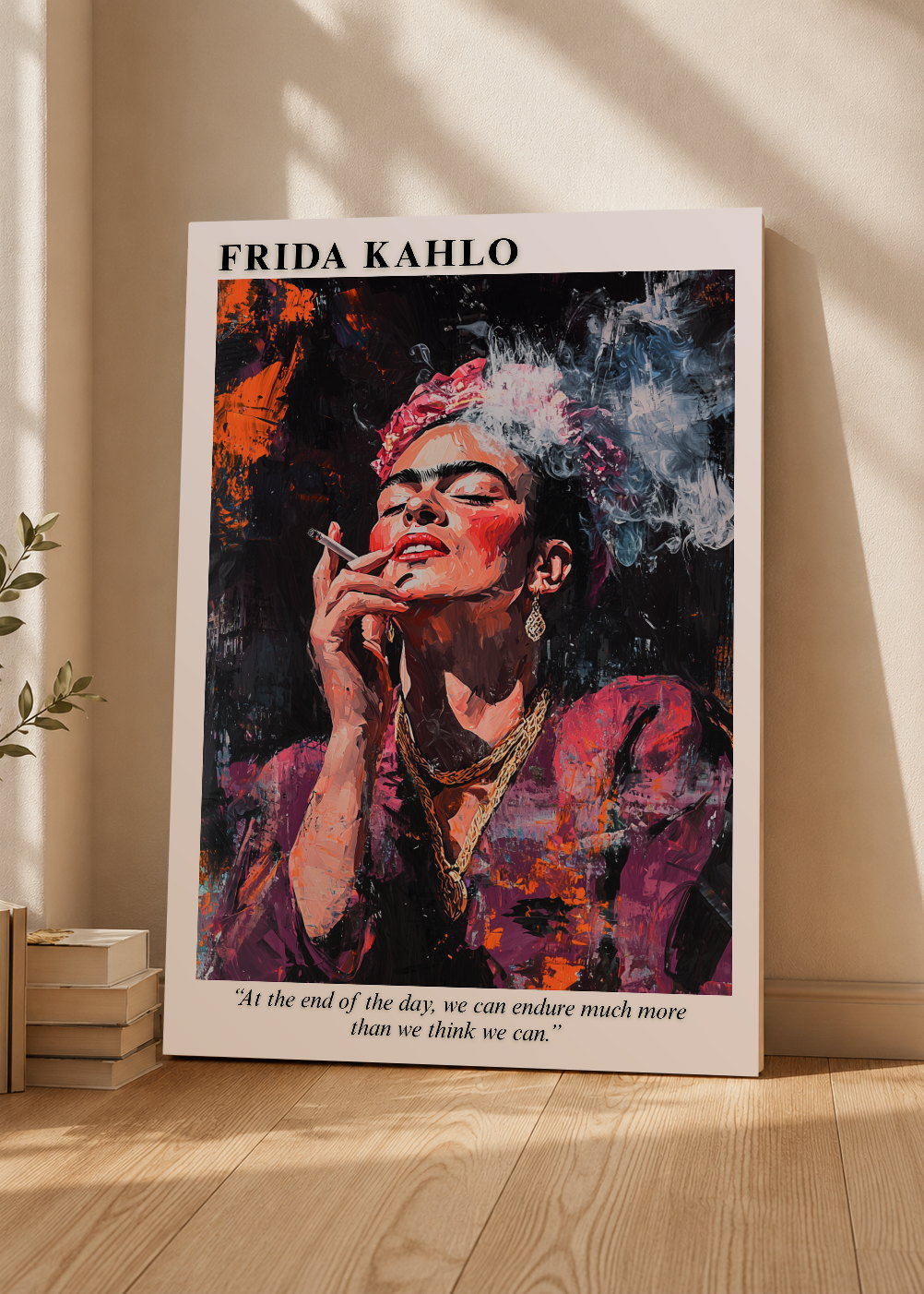 Cuadro Decorativo Sin Marco - MDF 9mm Edición Especial Frida Kahlo IX - foto 3