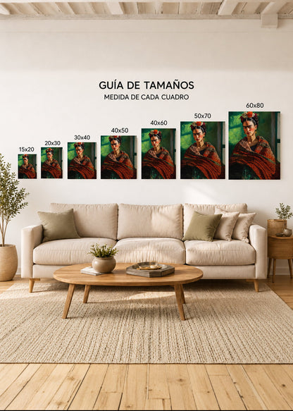 Cuadro Decorativo Sin Marco - MDF 9mm Edición Especial Frida Kahlo VI - foto 5