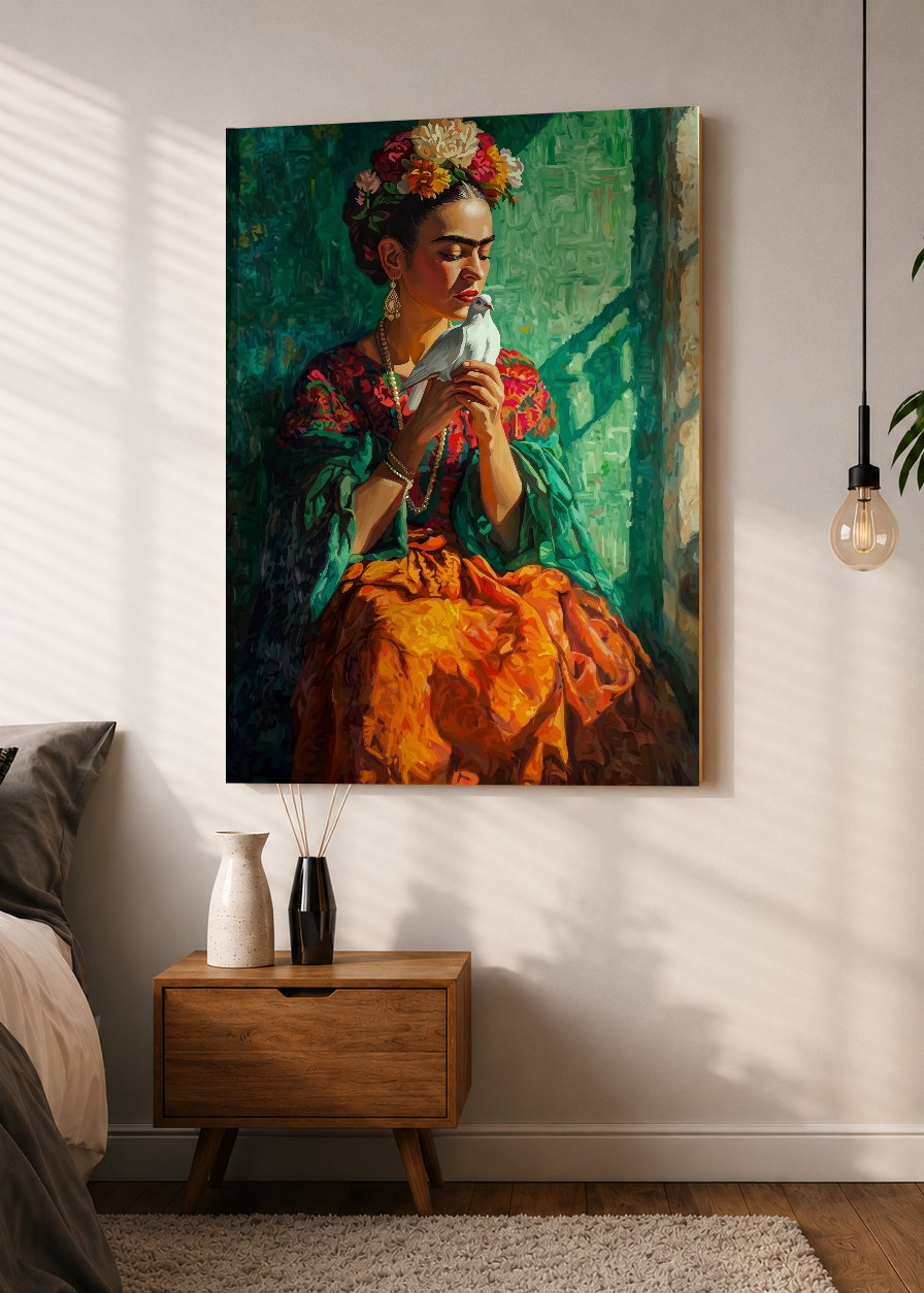 Cuadro Decorativo Sin Marco - MDF 9mm Edición Especial Frida Kahlo VII - foto 1