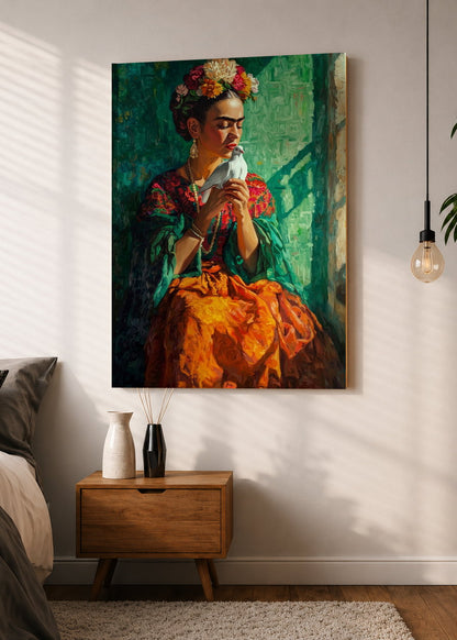 Cuadro Decorativo Sin Marco - MDF 9mm Edición Especial Frida Kahlo VII - foto 1