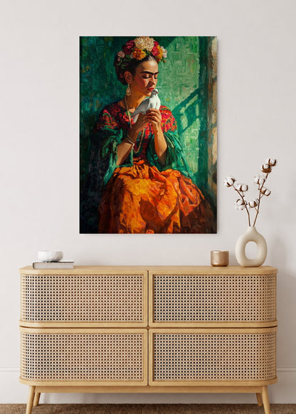 Cuadro Decorativo Sin Marco - MDF 9mm Edición Especial Frida Kahlo VII - foto 2