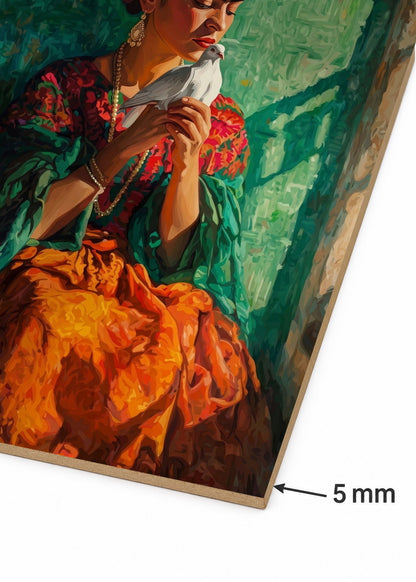Cuadro Decorativo Sin Marco - MDF 9mm Edición Especial Frida Kahlo VII - foto 6