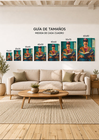 Cuadro Decorativo Sin Marco - MDF 9mm Edición Especial Frida Kahlo VIII - foto 5