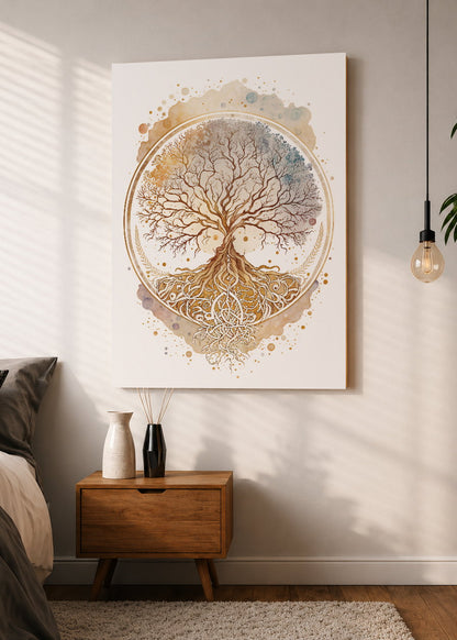 Cuadro Decorativo Sin Marco - MDF 9mm Espiritual Árbol de la Vida - foto 1