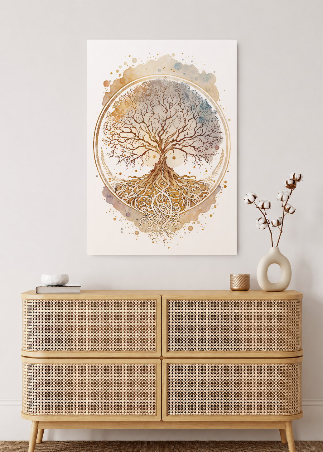 Cuadro Decorativo Sin Marco - MDF 9mm Espiritual Árbol de la Vida - foto 2