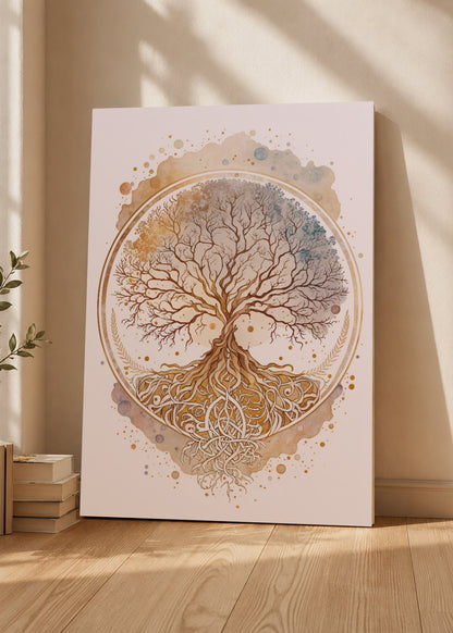 Cuadro Decorativo Sin Marco - MDF 9mm Espiritual Árbol de la Vida - foto 3