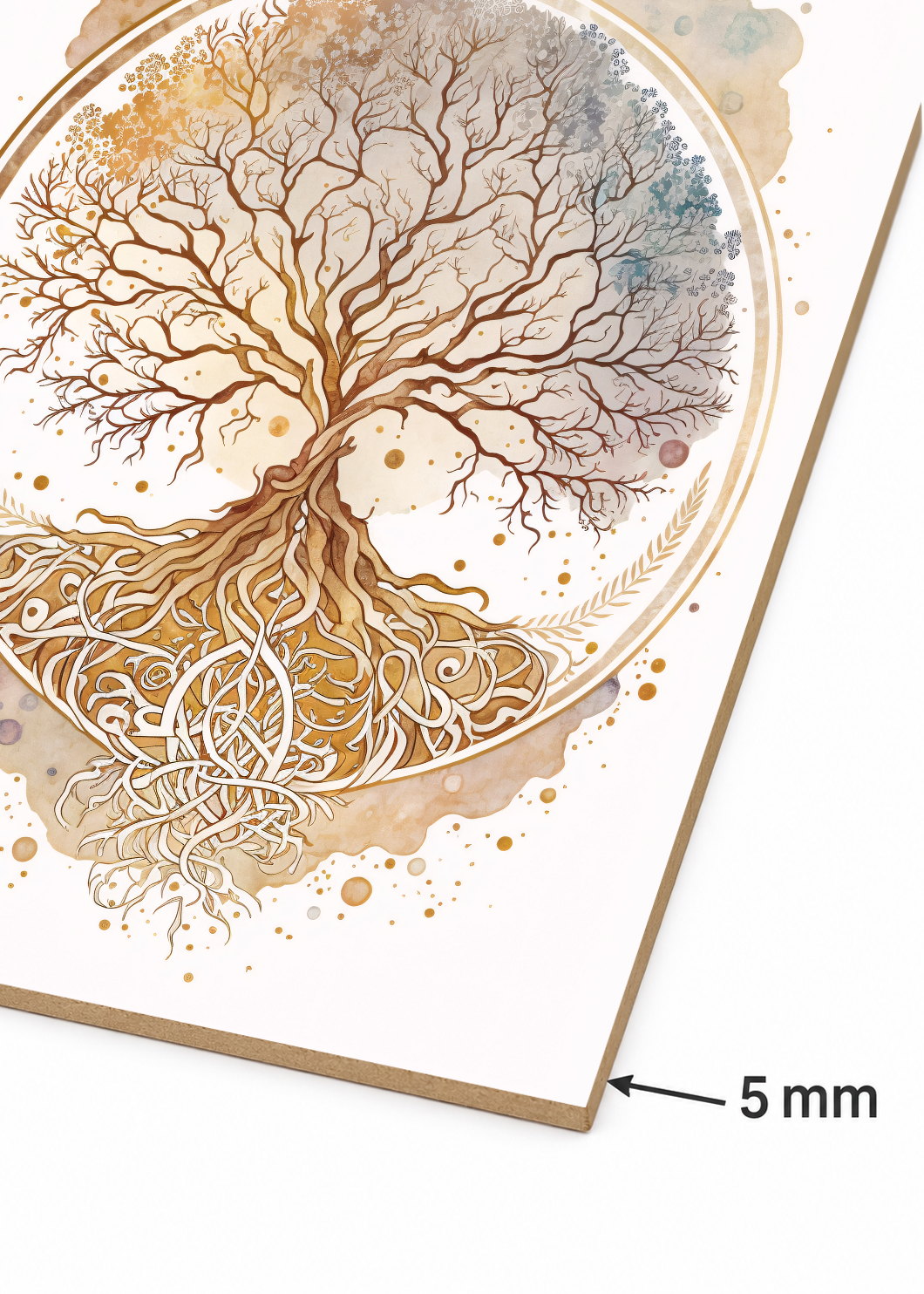 Cuadro Decorativo Sin Marco - MDF 9mm Espiritual Árbol de la Vida - foto 6