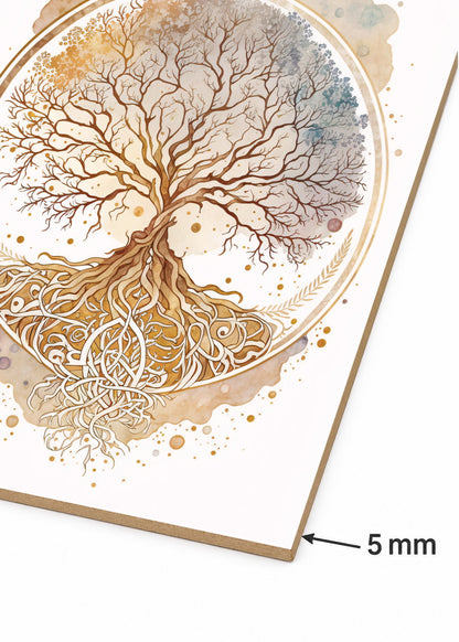 Cuadro Decorativo Sin Marco - MDF 9mm Espiritual Árbol de la Vida - foto 6