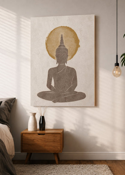 Cuadro Decorativo Sin Marco - MDF 9mm Espiritual Buda V - foto 1