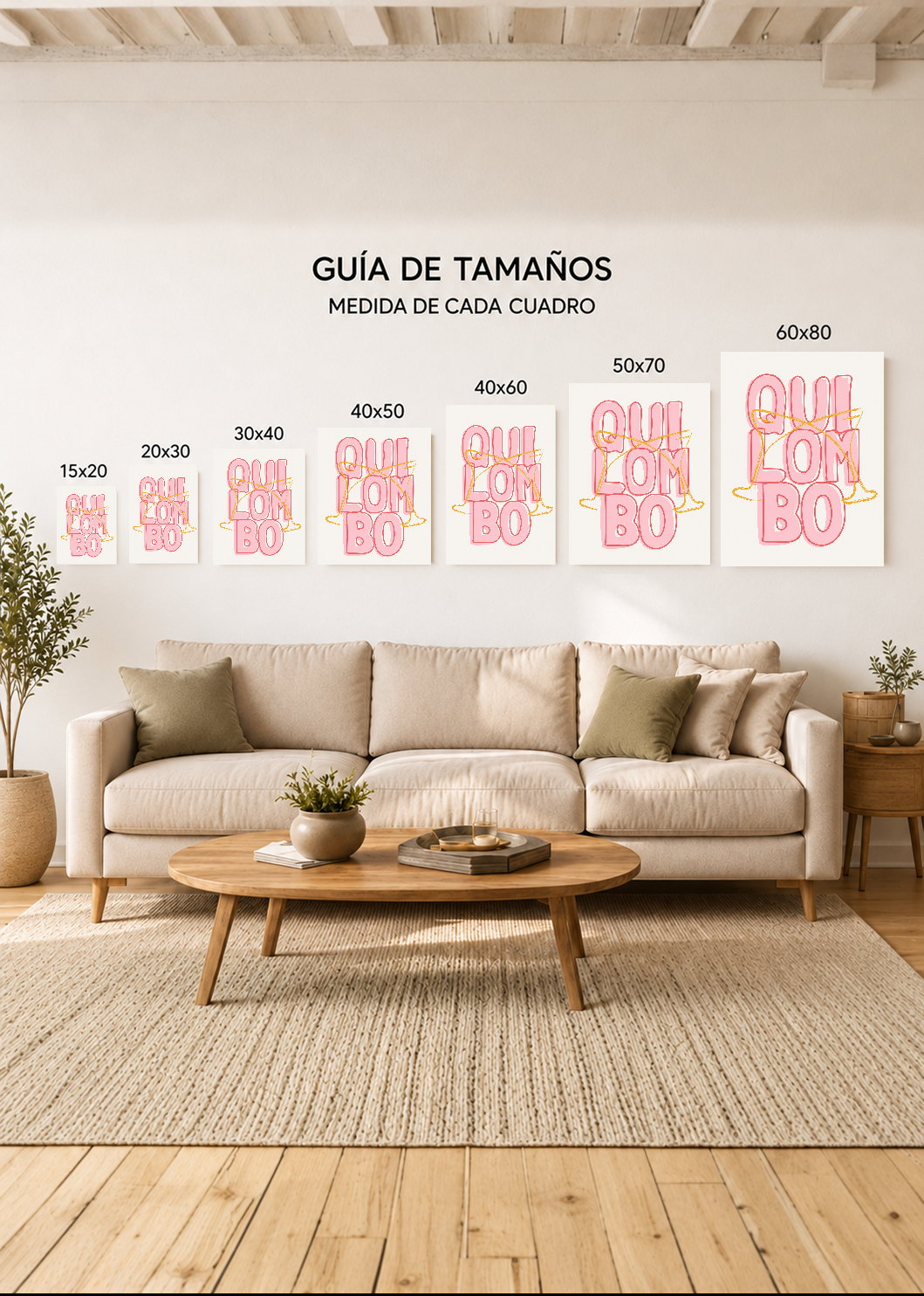 Cuadro Decorativo Sin Marco - MDF 9mm Frases Quilombo - foto 5
