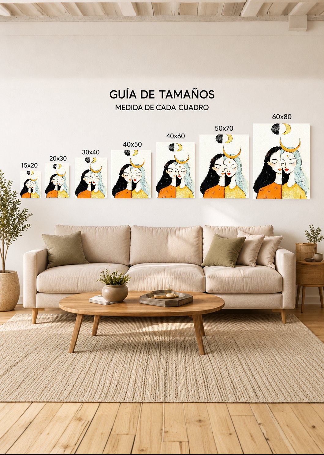 Cuadro Decorativo Sin Marco - MDF 9mm Abstractos Modernos Abrilia IX - foto 5