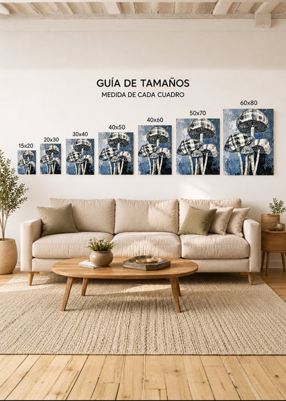 Cuadro Decorativo Sin Marco - MDF 9mm Abstractos Modernos Abrilia XXIII - foto 5