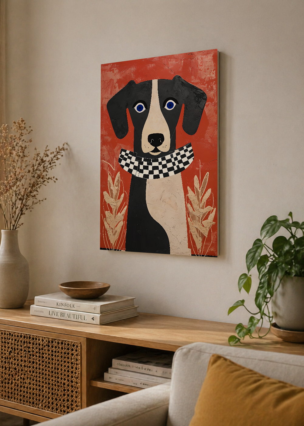 Cuadro Decorativo Sin Marco - MDF 9mm Como Perros y Gatos VII - foto 4