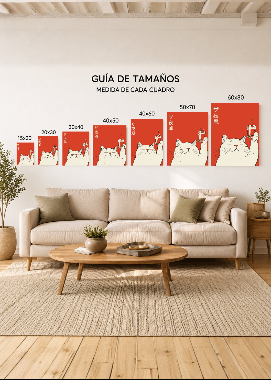 Cuadro Decorativo Sin Marco - MDF 9mm Como Perros y Gatos XX - foto 5