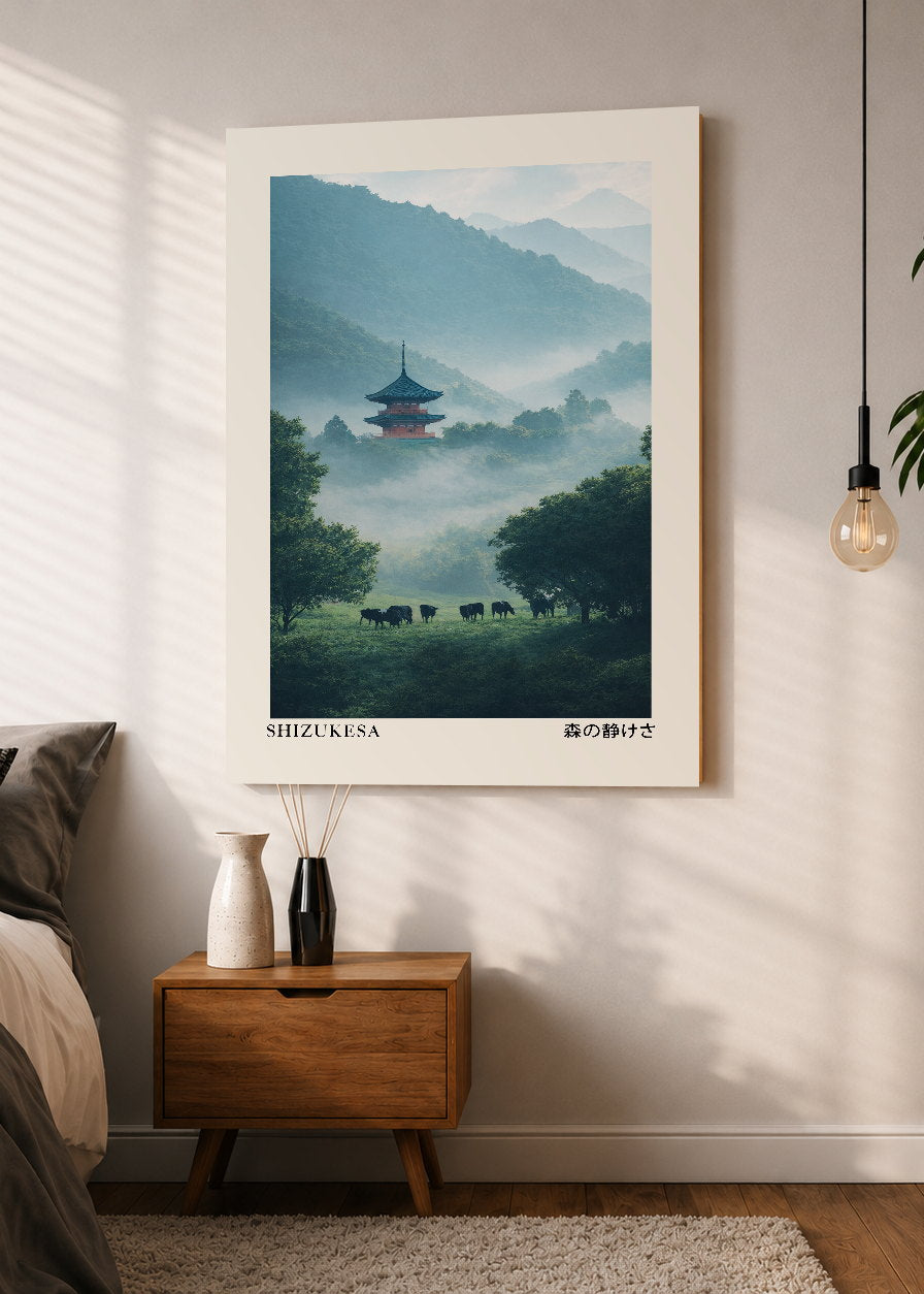 Cuadro Decorativo Sin Marco - MDF 9mm Japandi Decoración Japonesa VI - foto 1