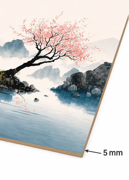 Cuadro Decorativo Sin Marco - MDF 9mm Japandi Decoración Japonesa V - foto 6