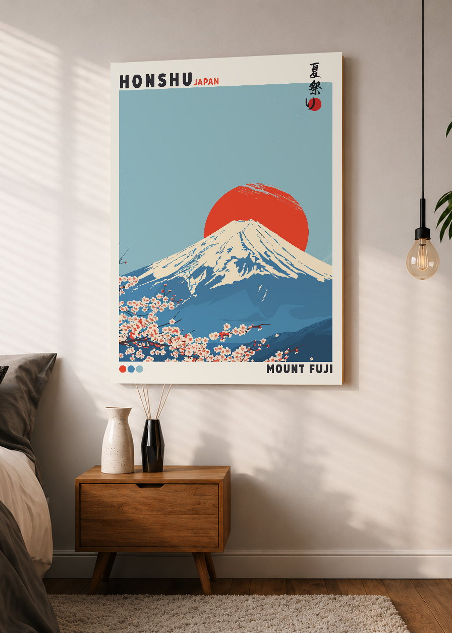 Cuadro Decorativo Sin Marco - MDF 9mm Japandi Decoración Japonesa XIII - foto 1