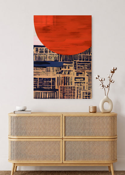 Cuadro Decorativo Sin Marco - MDF 9mm Japandi Decoración Japonesa X - foto 2