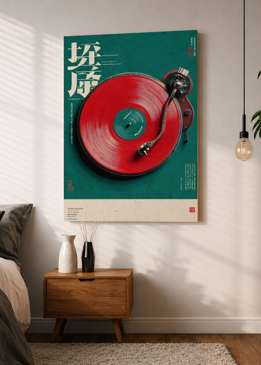 Cuadro Decorativo Sin Marco - MDF 9mm Japandi Vinilo - foto 1