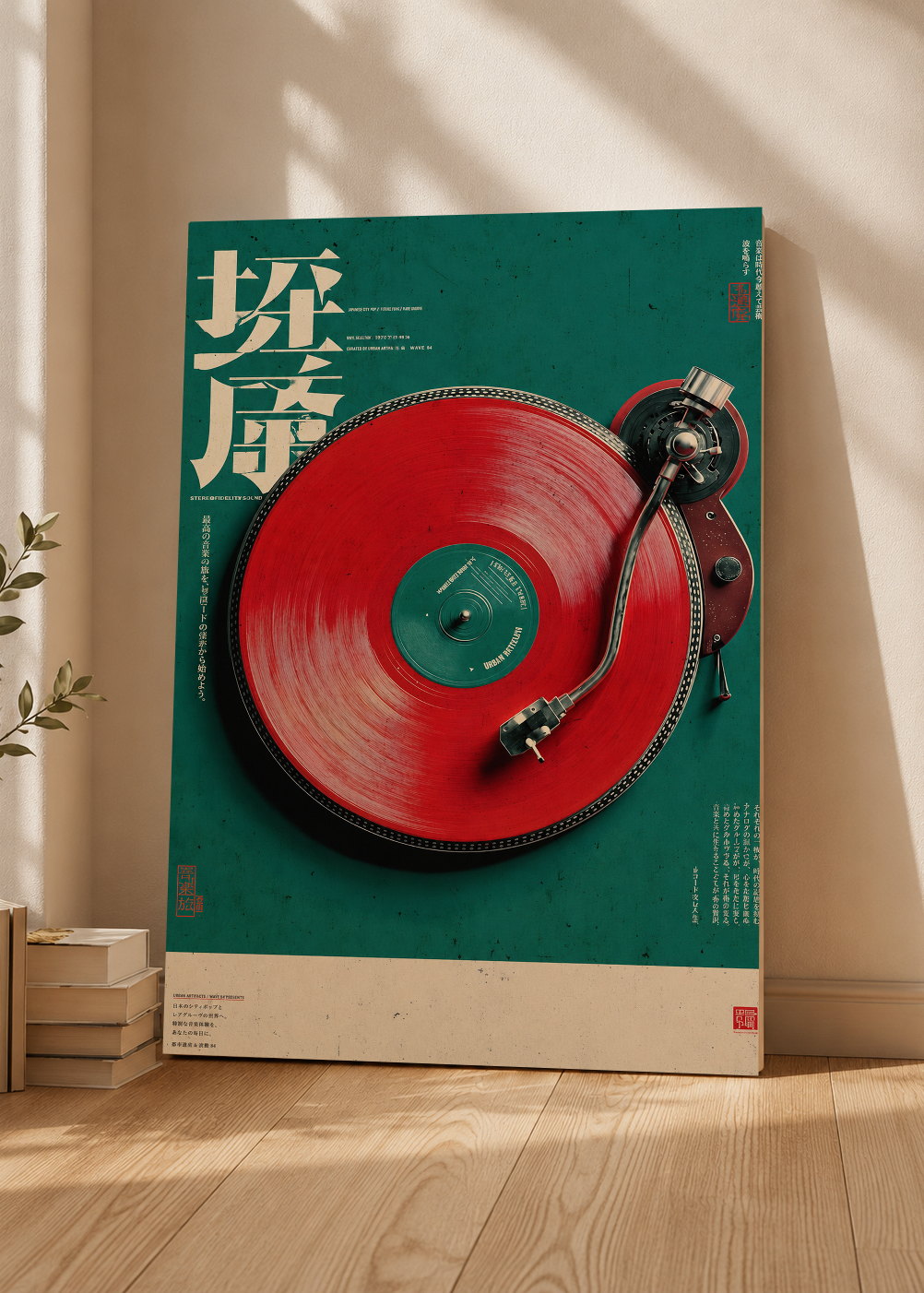 Cuadro Decorativo Sin Marco - MDF 9mm Japandi Vinilo - foto 3