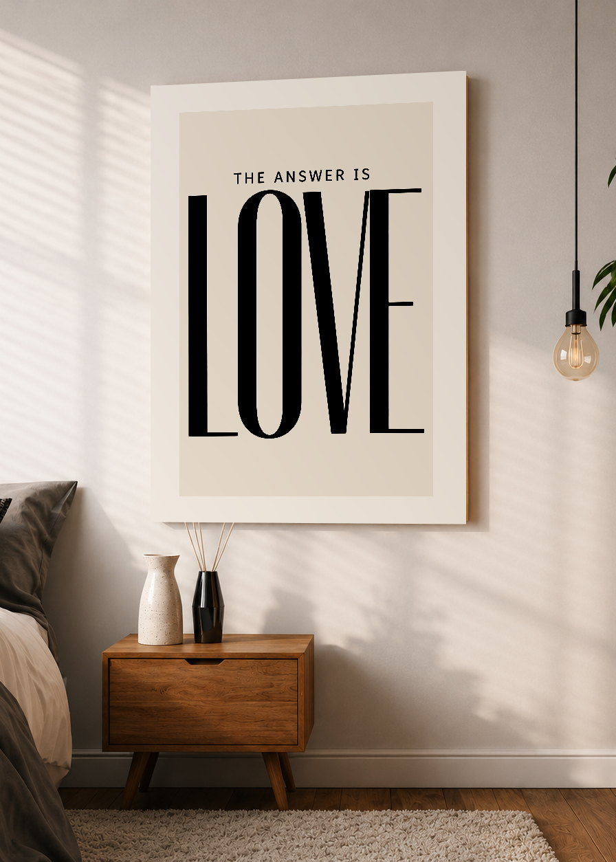 Cuadro Decorativo Sin Marco - MDF 9mm Motivacion Love - foto 1