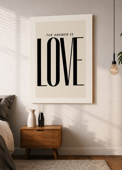 Cuadro Decorativo Sin Marco - MDF 9mm Motivacion Love - foto 1