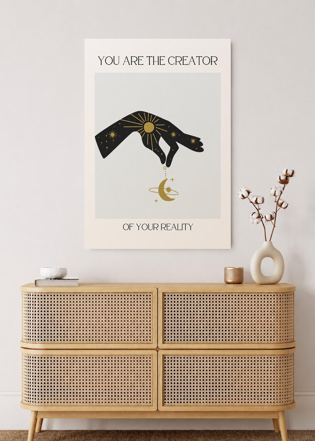 Cuadro Decorativo Sin Marco - MDF 9mm Motivacion You Are The Creator - foto 2