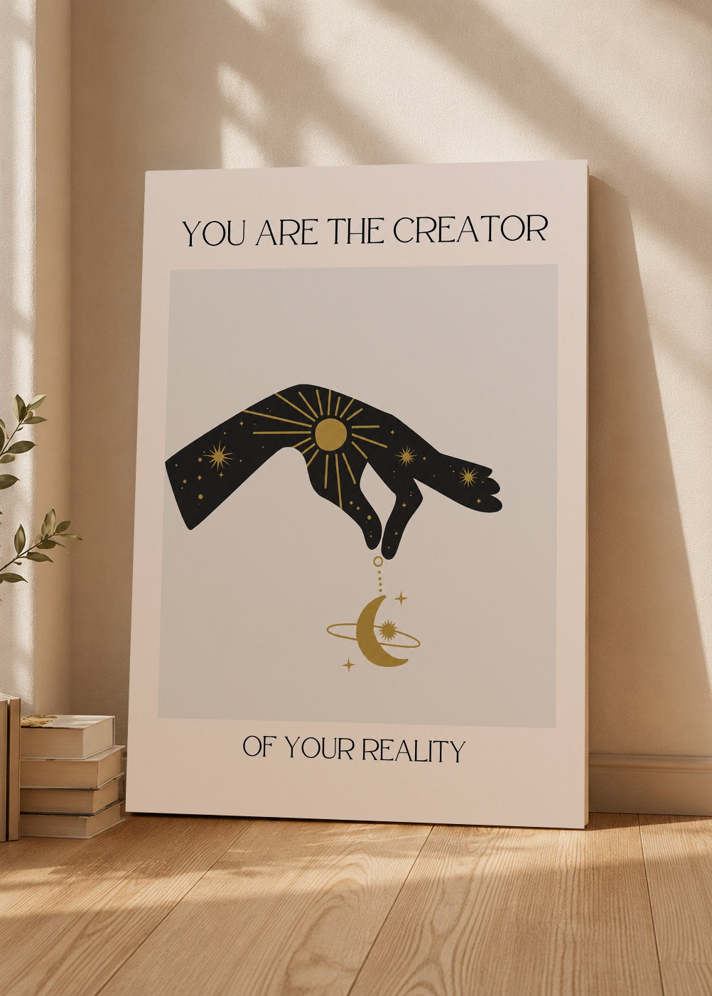 Cuadro Decorativo Sin Marco - MDF 9mm Motivacion You Are The Creator - foto 3