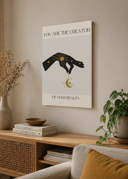 Cuadro Decorativo Sin Marco - MDF 9mm Motivacion You Are The Creator - foto 4