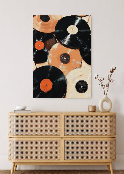 Cuadro Decorativo Sin Marco - MDF 9mm Poster Música Vinilos Discos - foto 2