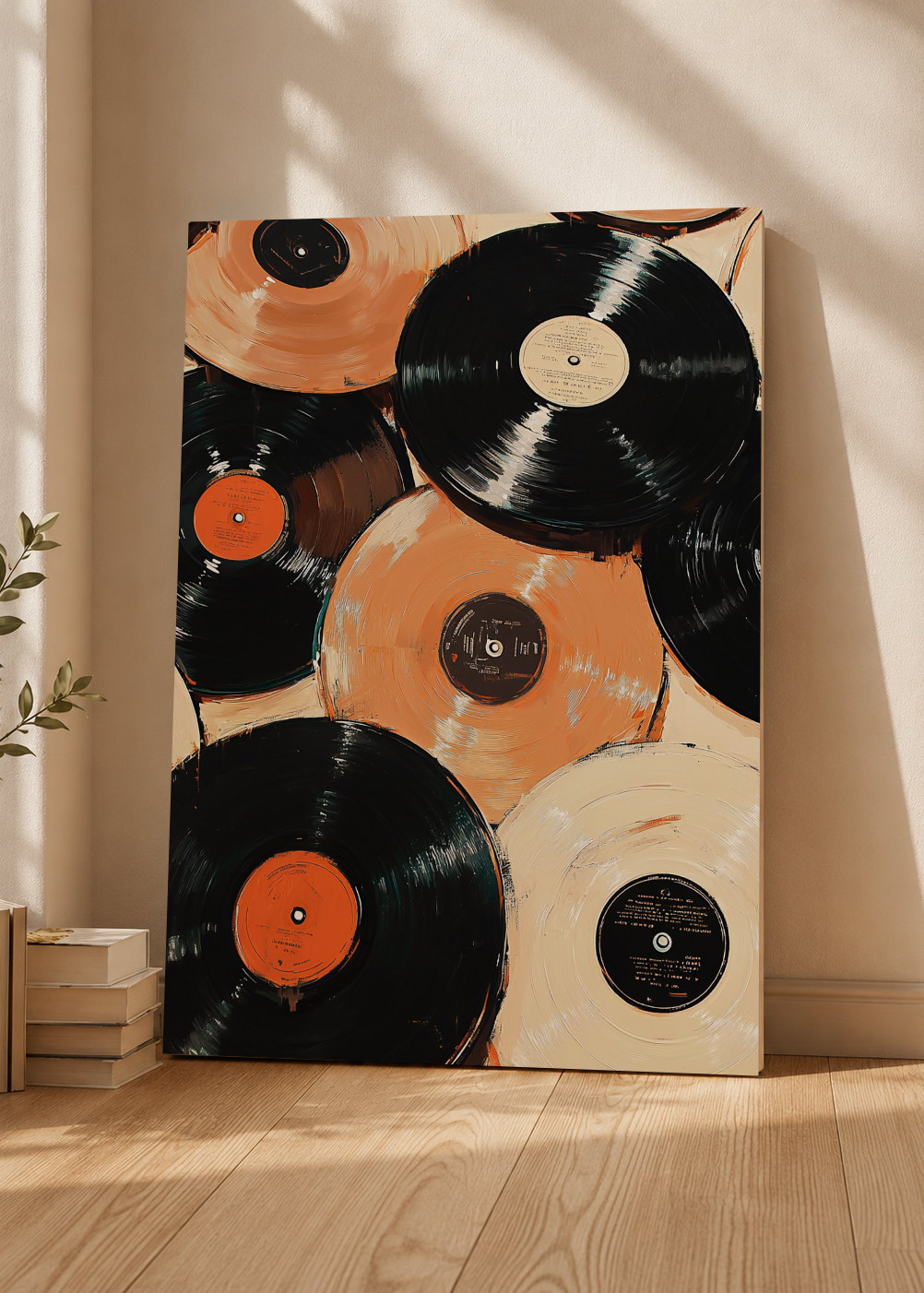 Cuadro Decorativo Sin Marco - MDF 9mm Poster Música Vinilos Discos - foto 3