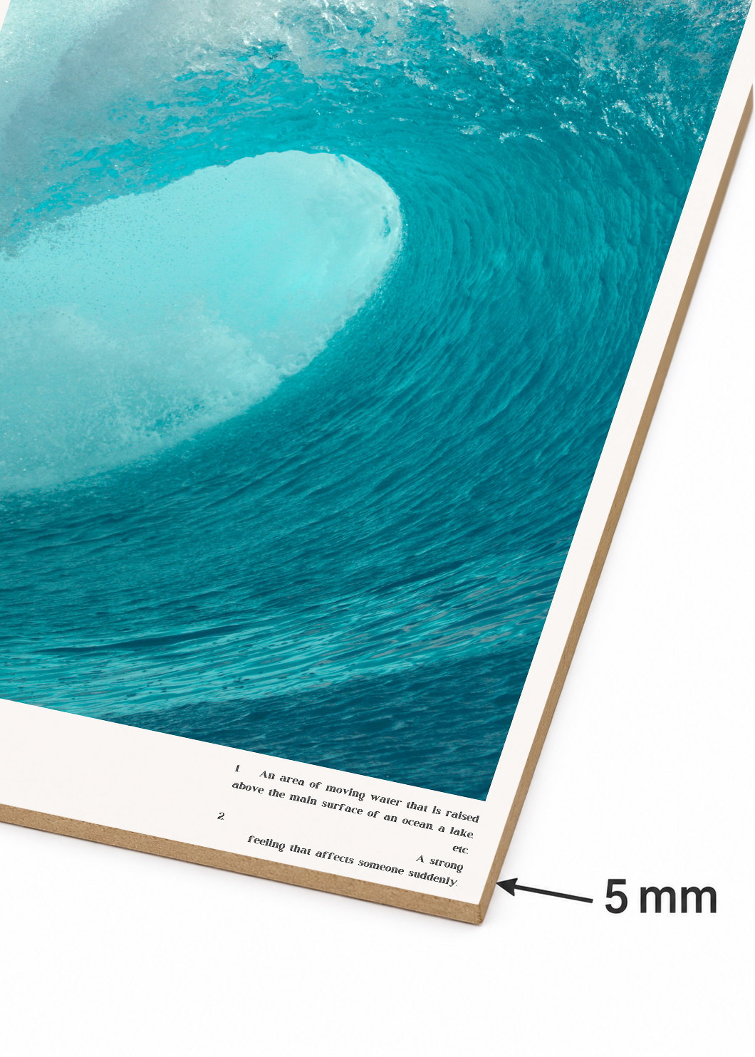 Cuadro Decorativo Sin Marco - MDF 9mm Surf Playa Tabla Olas y Arena - foto 6
