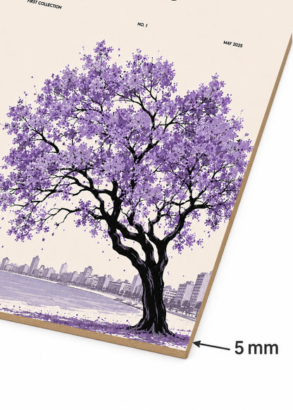 Cuadro Decorativo Sin Marco - MDF 9mm Uruguay Flower Market Montevideo Árbol - foto 6