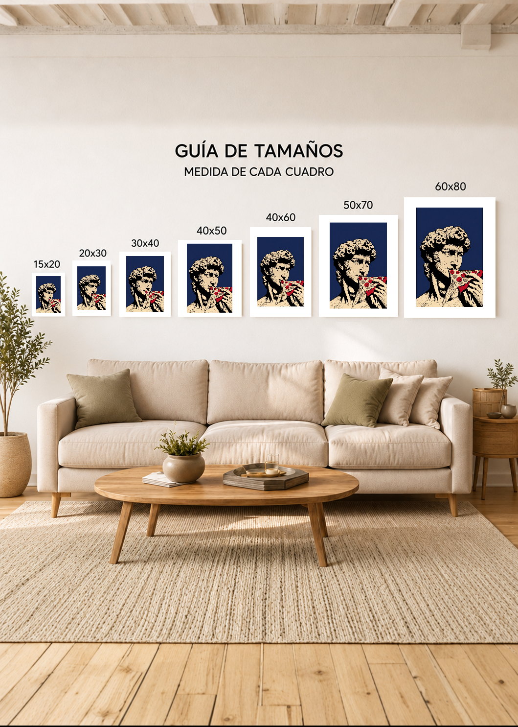 Set x2 Cuadros Decorativos Sin Marco - MDF 9mm Abstractos Modernos New Collection II - foto 4