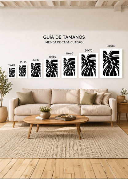Set x2 Cuadros Decorativos Sin Marco - MDF 9mm Botánicos Plantas Botanic Vibes XXVII - foto 4
