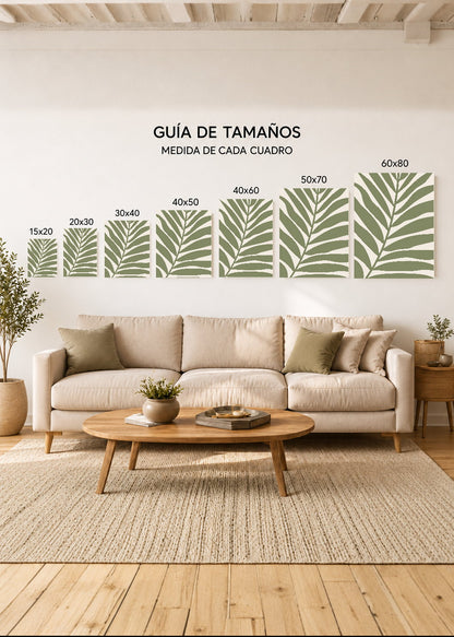 Set x2 Cuadros Decorativos Sin Marco - MDF 9mm Botánicos Plantas Botanic Vibes XXXIII - foto 4