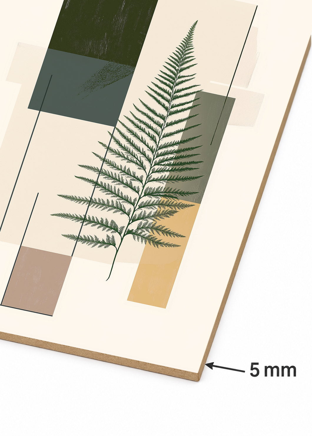 Set x2 Cuadros Decorativos Sin Marco - MDF 9mm Botánicos Plantas Botanic Vibes XXXI - foto 5