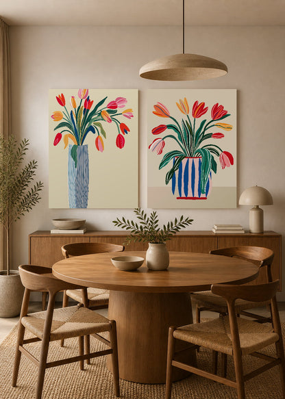 Set x2 Cuadros Decorativos Sin Marco - MDF 9mm Botánicos Plantas Botanic Vibes XXX - foto 3