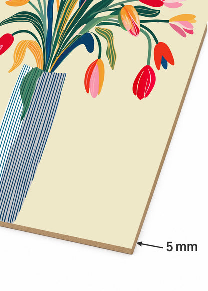 Set x2 Cuadros Decorativos Sin Marco - MDF 9mm Botánicos Plantas Botanic Vibes XXX - foto 5