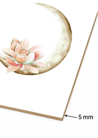 Set x2 Cuadros Decorativos Sin Marco - MDF 9mm Flor de Loto Árbol de la Vida - foto 5