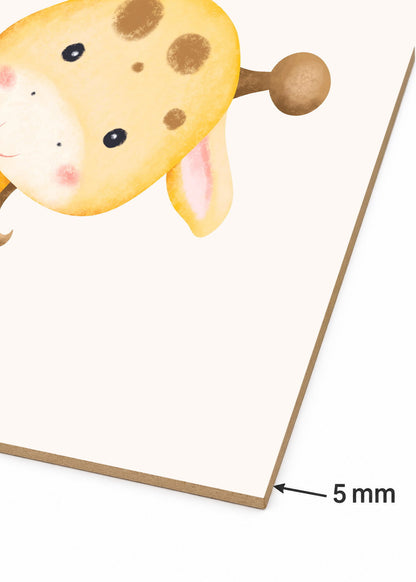 Set x3 Cuadros Decorativos Sin Marco - MDF 9mm Abstractos Kids Infantil Osito León - foto 5