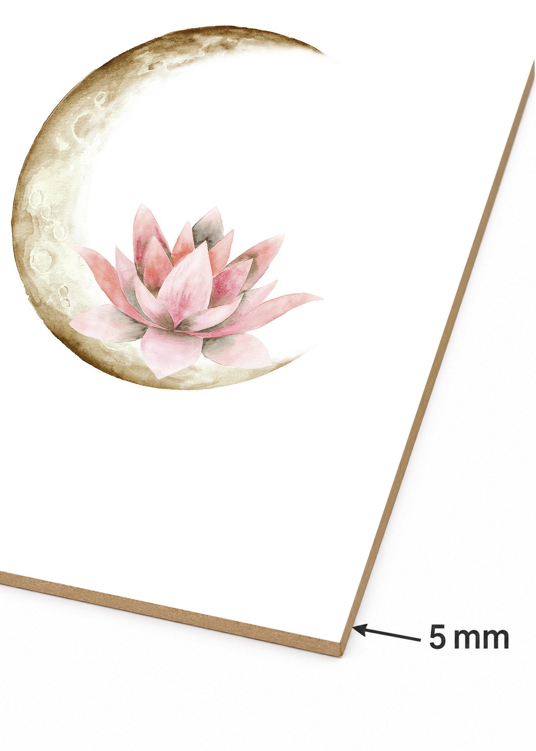 Set x3 Cuadros Decorativos Sin Marco - MDF 9mm Árbol de la Vida Flor de Loto - foto 5