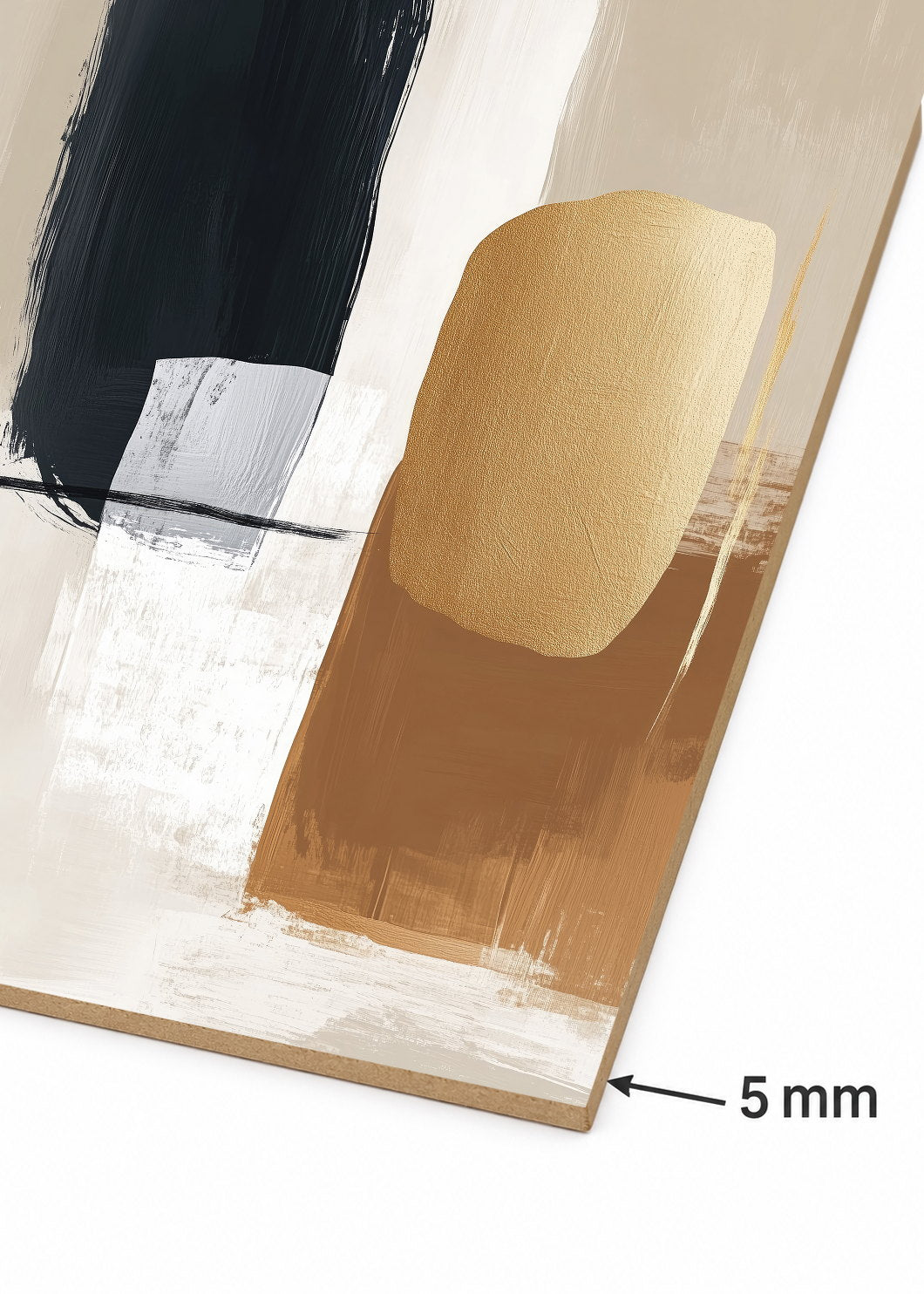Set x3 Cuadros Decorativos Sin Marco - MDF 9mm Abstractos 101 - foto 5