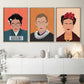 Set x3 Cuadros Abstractos, Mujeres, Feminismo, Frida - Tree House Deco