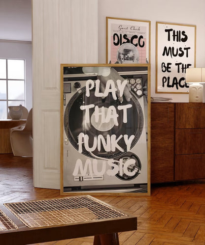 Cuadro Decorativo Música, Play that music