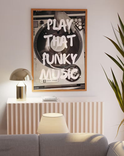 Cuadro Decorativo Música, Play that music