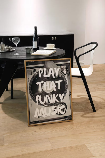 Cuadro Decorativo Música, Play that music