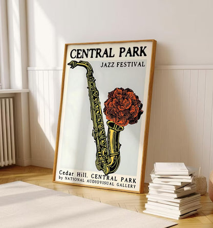 Cuadro Decorativo Música, Jazz Festival Central Park