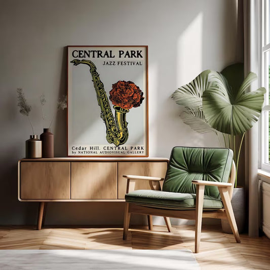 Cuadro Decorativo Música, Jazz Festival Central Park